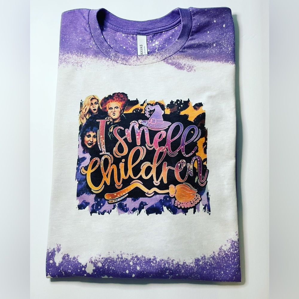 Bleached custom made hocus pocus shirt